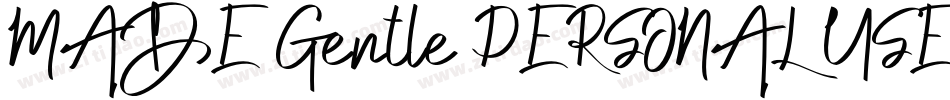 MADE Gentle PERSONAL USE字体转换